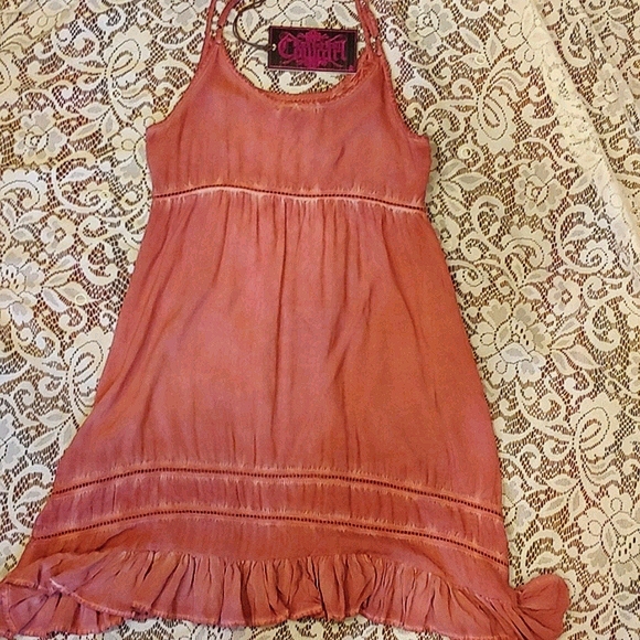 Rock & Roll Cowgirl Dusty Rose. Mini Dress/ Tunic - Picture 2 of 4